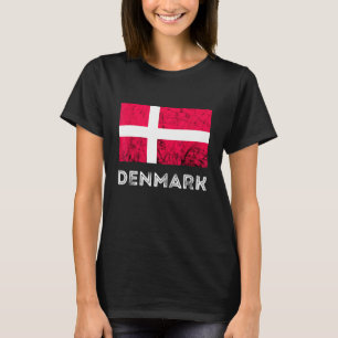 Camiseta Dinamarca Dannebrog Bandera danesa Dansk Roots Dan