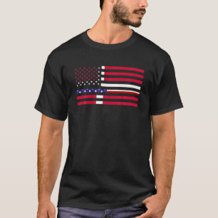Camiseta Dinamarca-Dinamarca-Estados Unidos