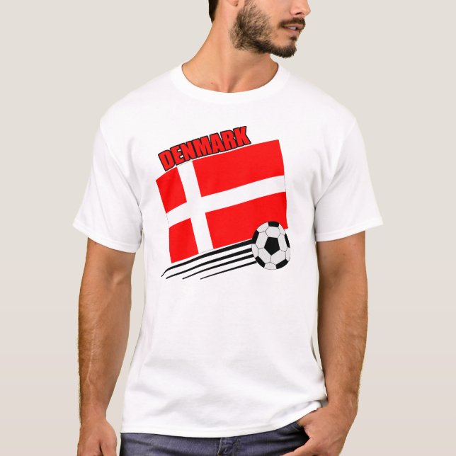 Camiseta Dinamarca - equipo de fútbol (Anverso)