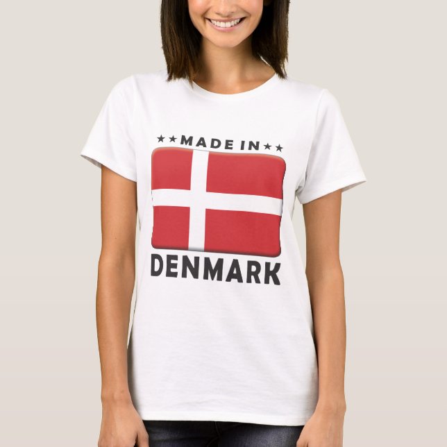 Camiseta Dinamarca hizo (Anverso)
