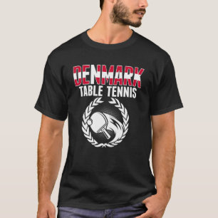 Camiseta Dinamarca Mesa de ping pong Suceso del equipo Dané