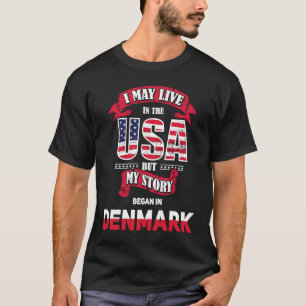 Camiseta Dinamarca Nativa Polonia Polaca Puedo Vivir En EEU