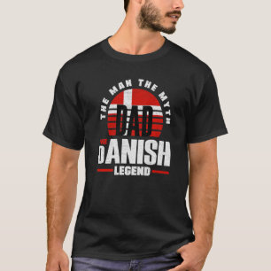 Camiseta Dinamarca: Padre de bandera danesa