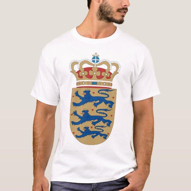 Camiseta Dinamarca por completo, Dinamarca (Anverso)