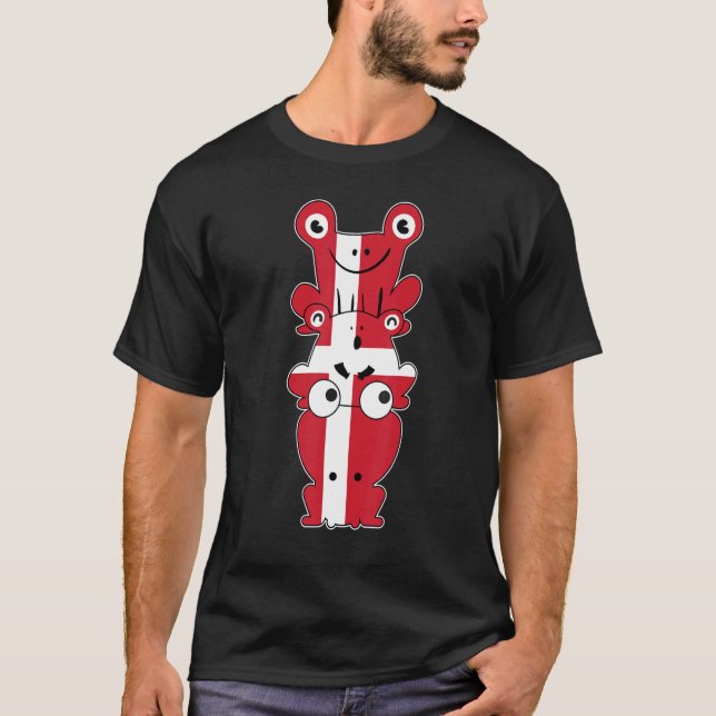 Camiseta Dinamarca Ranas Dennish Dinamarca (Anverso)