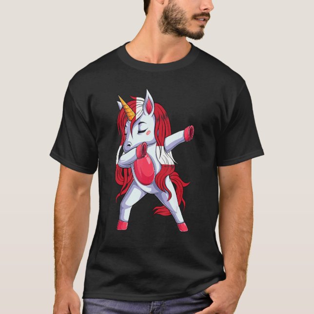 Camiseta Dinamarca Unicornio Dinamarca Denish (Anverso)