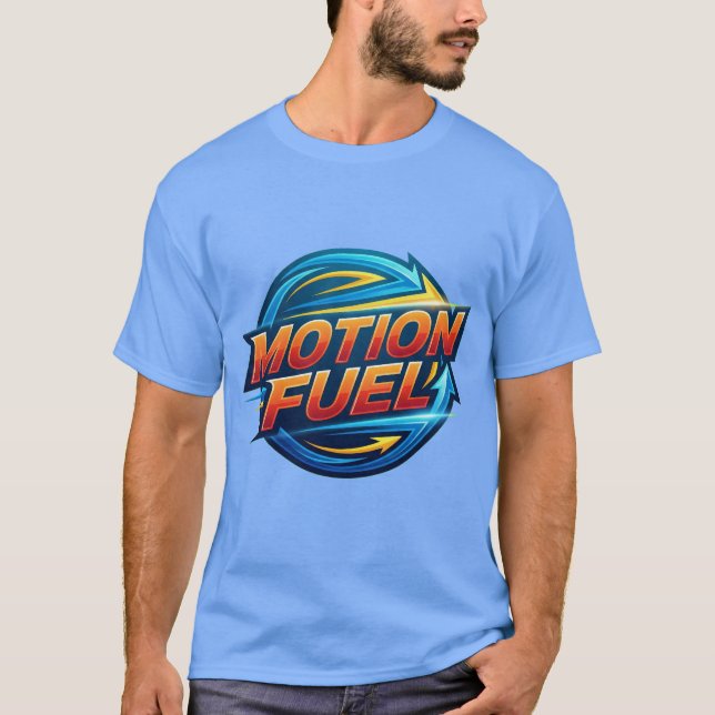Camiseta dinámica con logotipo de Motion Fuel (Anverso)