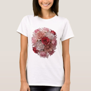 Camiseta Dinámica Plata ROSE BLOOM Slogan