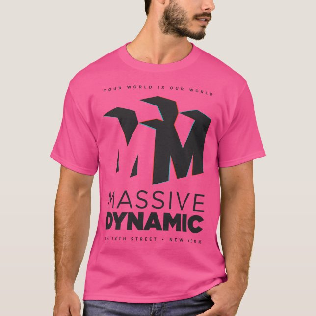 Camiseta Dinámico masivo (versión negra) (Anverso)