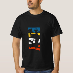 Camiseta "Dinámico zorrillo: Vibrante silueta de baloncesto