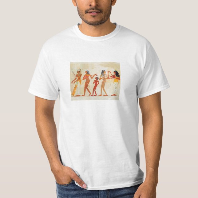 Camiseta Dinastía de Músicas Egipcias 18 1390 a.C. (Anverso)