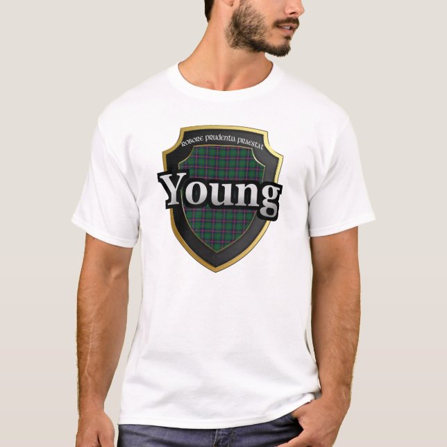 Camiseta Dinastía Tartán Clan Young Scotland (Anverso)