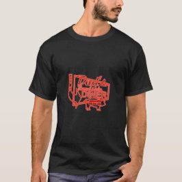 Camiseta Diner de carretera de papá en neón