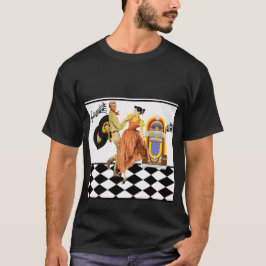 Camiseta Diner Juke Box de 50 graba el baile de pareja