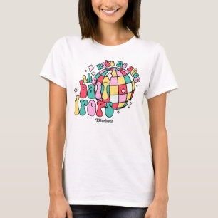 Camiseta Diner Retro Pop Retro Feliz Año Nuevo Fiesta