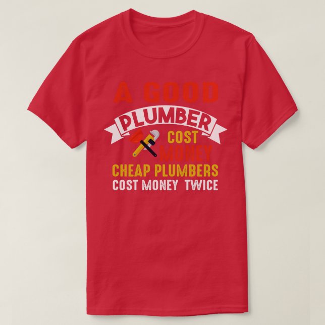 Camiseta Dinero barato de plomo dos veces (Diseño del anverso)