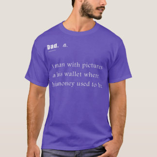 Camiseta Dinero de definición de papá padre papá abuelo