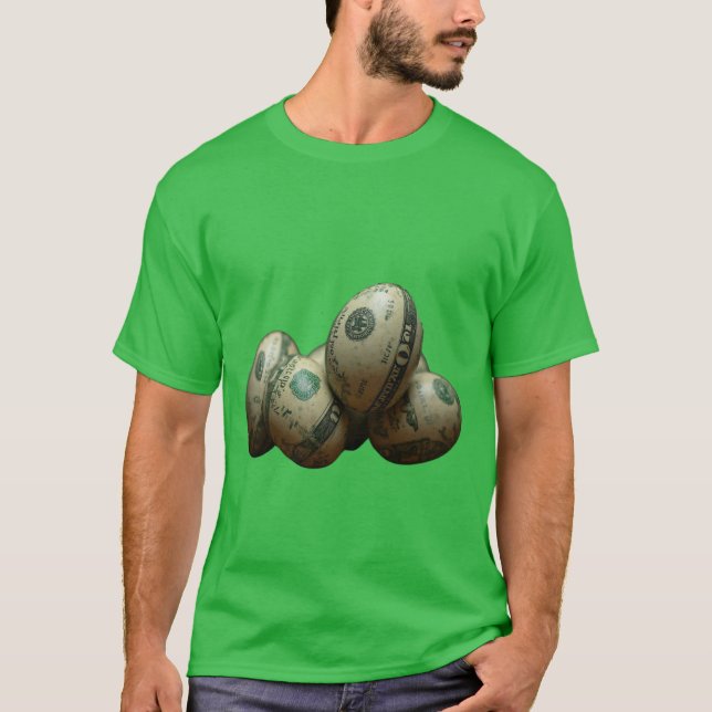 Camiseta Dinero extra, desayuno de pollos campeones (Anverso)