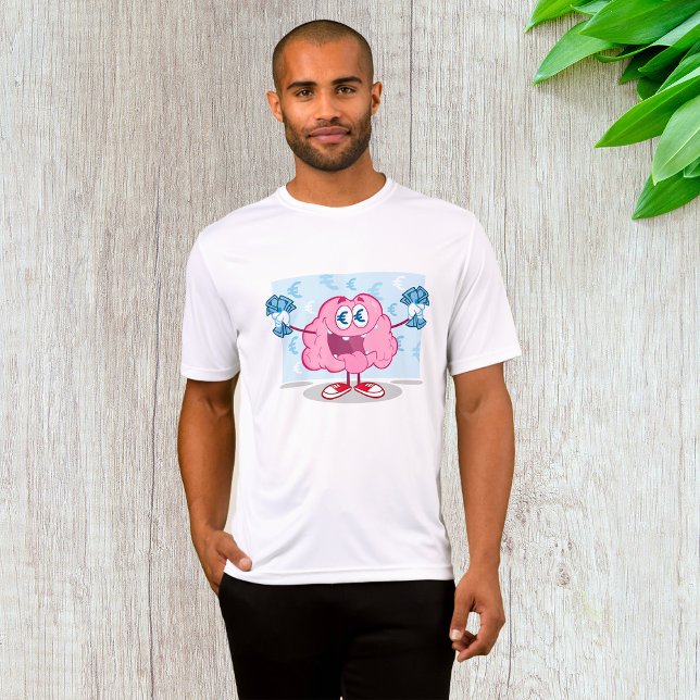 Camiseta Dinero gracioso Personalizado de cerebro Euro Love (Subido por el creador)