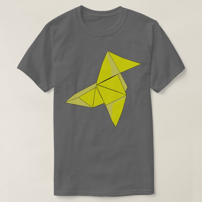 Camiseta Dinero heist Yellow Origami (Diseño del anverso)
