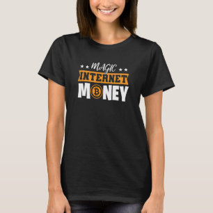 Camiseta Dinero Mágico de Internet Bitcoin