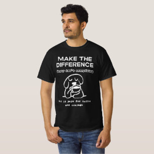 Camiseta Dinero para café y coraje