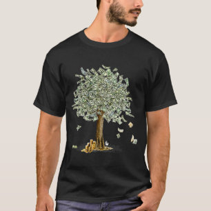 Camiseta Dinero Tree Dollar Billetes de moda