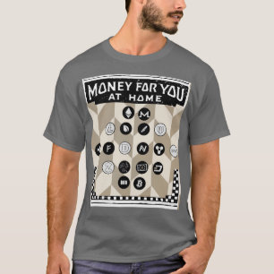 Camiseta Dinero vintage de la moneda de cifrado Defi para u