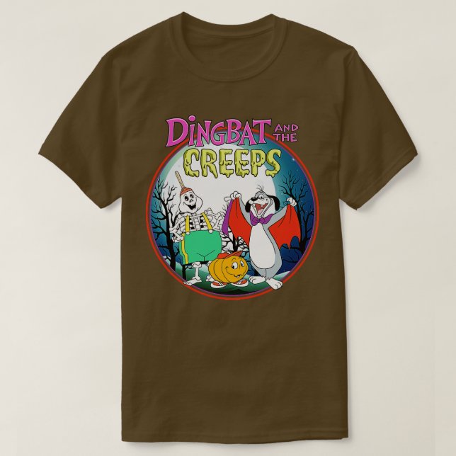 Camiseta Dingbat Y Los Creeps (Diseño del anverso)