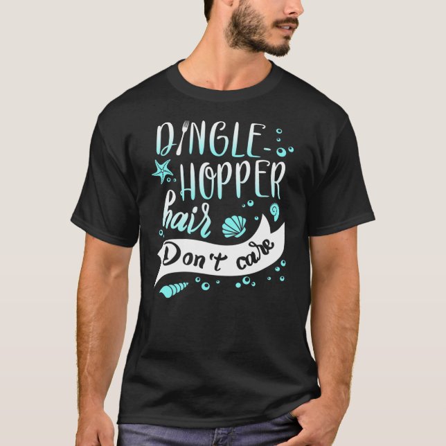Camiseta Dingle Hopper Pelo No Le Importa Sirena Estrella d (Anverso)