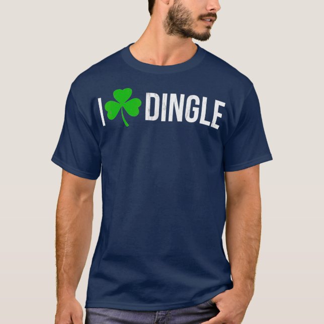 Camiseta Dingle Ireland Shamrock Heart (Anverso)