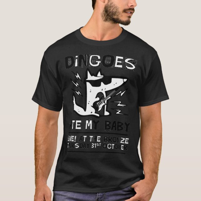Camiseta Dingoes Ate My Baby  Buffy The Vampire Slayer Band (Anverso)