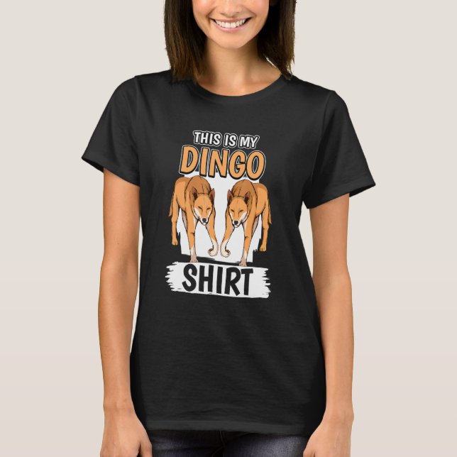 Camiseta Dingos Cita Perro Este Es Mi Dingo (Anverso)