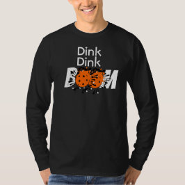 Camiseta Dink Dink Boom Pickleball Destruye bombas Naranjas