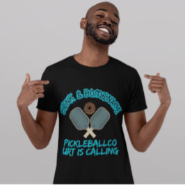 Camiseta Dink & Dominate Pickleball Donut Deporte Gráfico