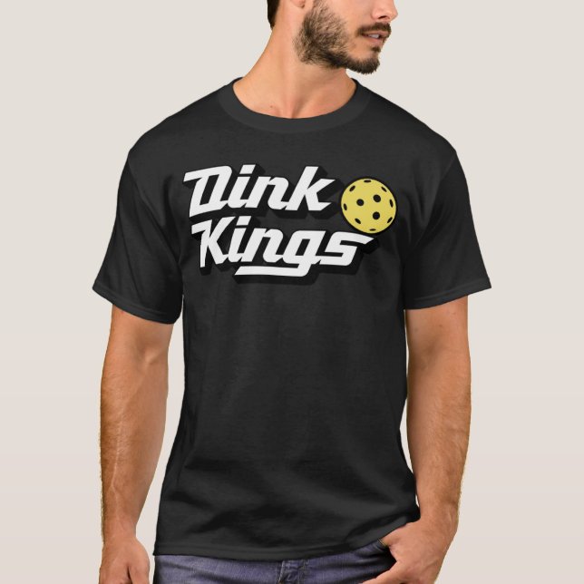 Camiseta Dink Kings Cute Pickleball Team 80s Pickle Ball R (Anverso)