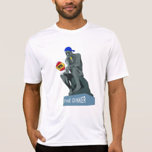 Camiseta Dink Pickleball el pensador como desempeño de dink