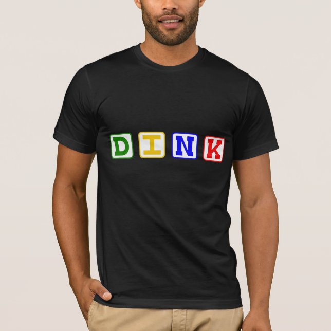 Camiseta ¡DINK! Renta dual ningunos niños (Anverso)