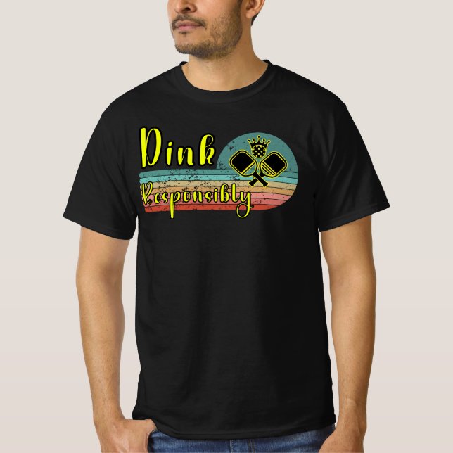 Camiseta Dink Responsable Pickleball (Anverso)