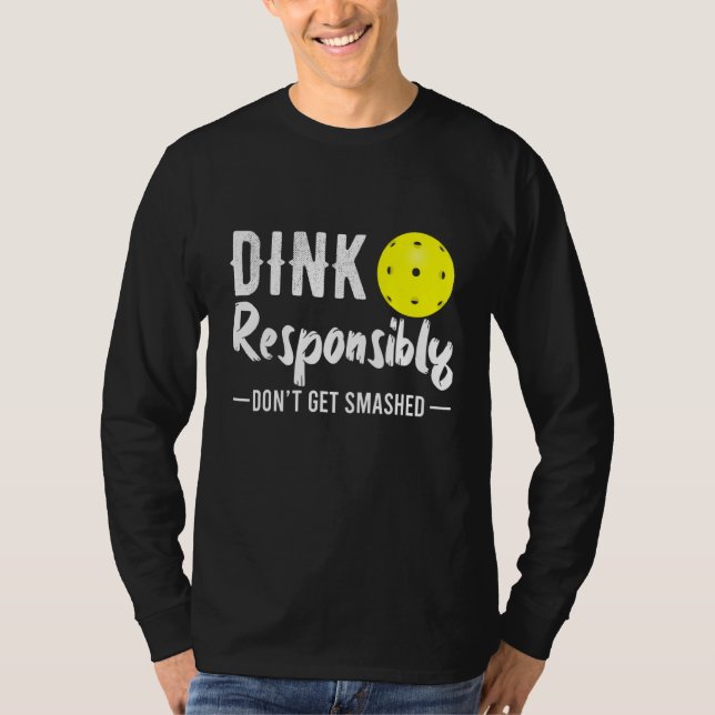 Camiseta Dink Responsable Pickleball (Anverso)