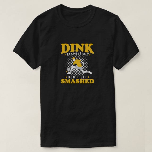Camiseta Dink Responsablemente No Se Le Rompe El Burro Grac (Diseño del anverso)