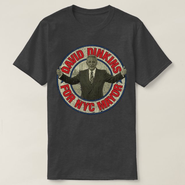 Camiseta Dinkins For NYC Mayor 1989 (Diseño del anverso)