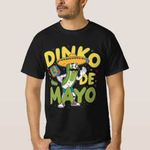 Camiseta Dinko De Mayo, Funny Cinco De Mayo Pic