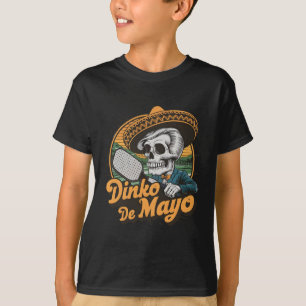 Camiseta Dinko De Mayo Funny Picklebyll Cinco De Mayo Skele