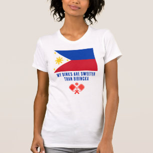 Camiseta DINKS MÁS DULCES QUE BIBINGKA Filipinas Pickleball