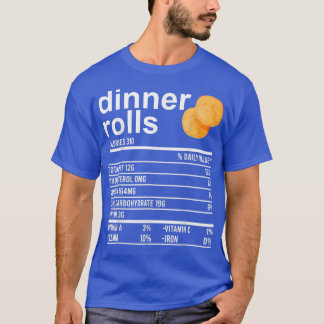 Camiseta Dinner Rolls Nutrition Facts Appartal Gracioso Agr