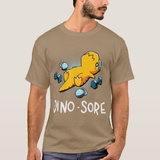 Camiseta Dino Adolorido Divertido Entrenamiento de Dinosaur