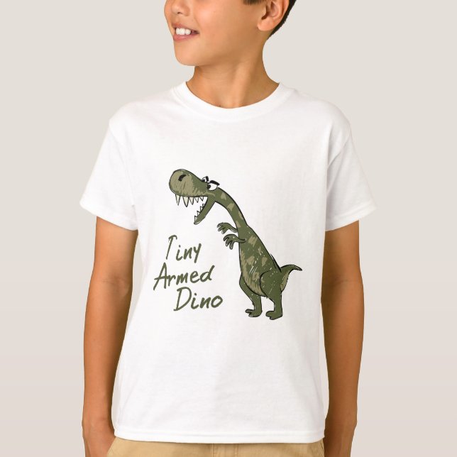 Camiseta Dino armado minúsculo (Anverso)