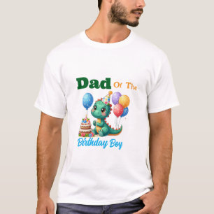 Camiseta Dino Birthday Parent Shirts!