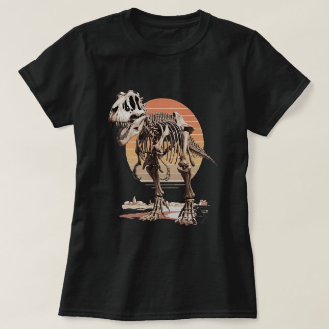 Camiseta Dino Bones (Diseño del anverso)